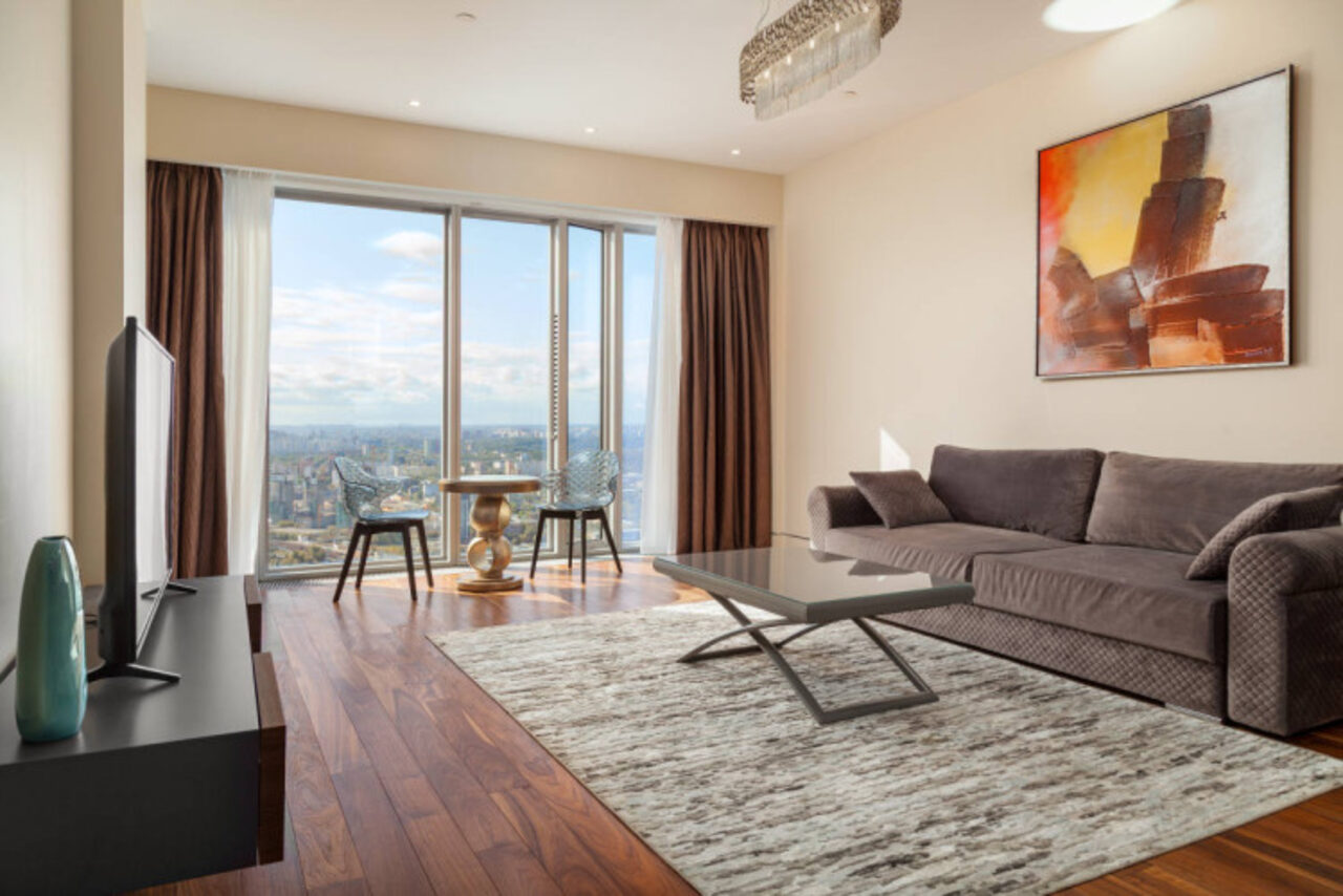 Арендовать Moscow City apartment 48 floor