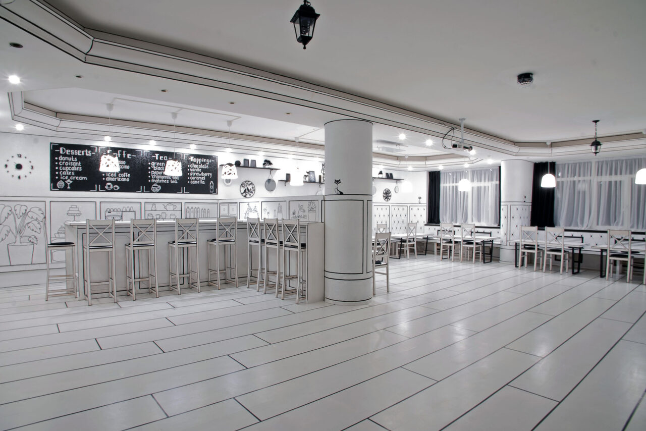 Арендовать Лофт с черно-белом дизайном