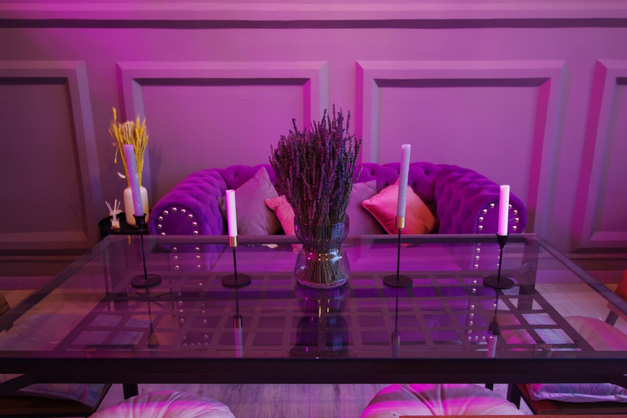 Арендовать Лофт в лавандовом цвете 