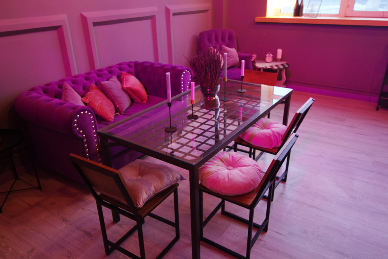 Арендовать Лофт в лавандовом цвете 