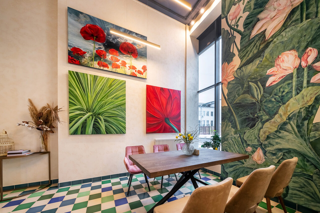 Арендовать Атмосферное пространство с цветами