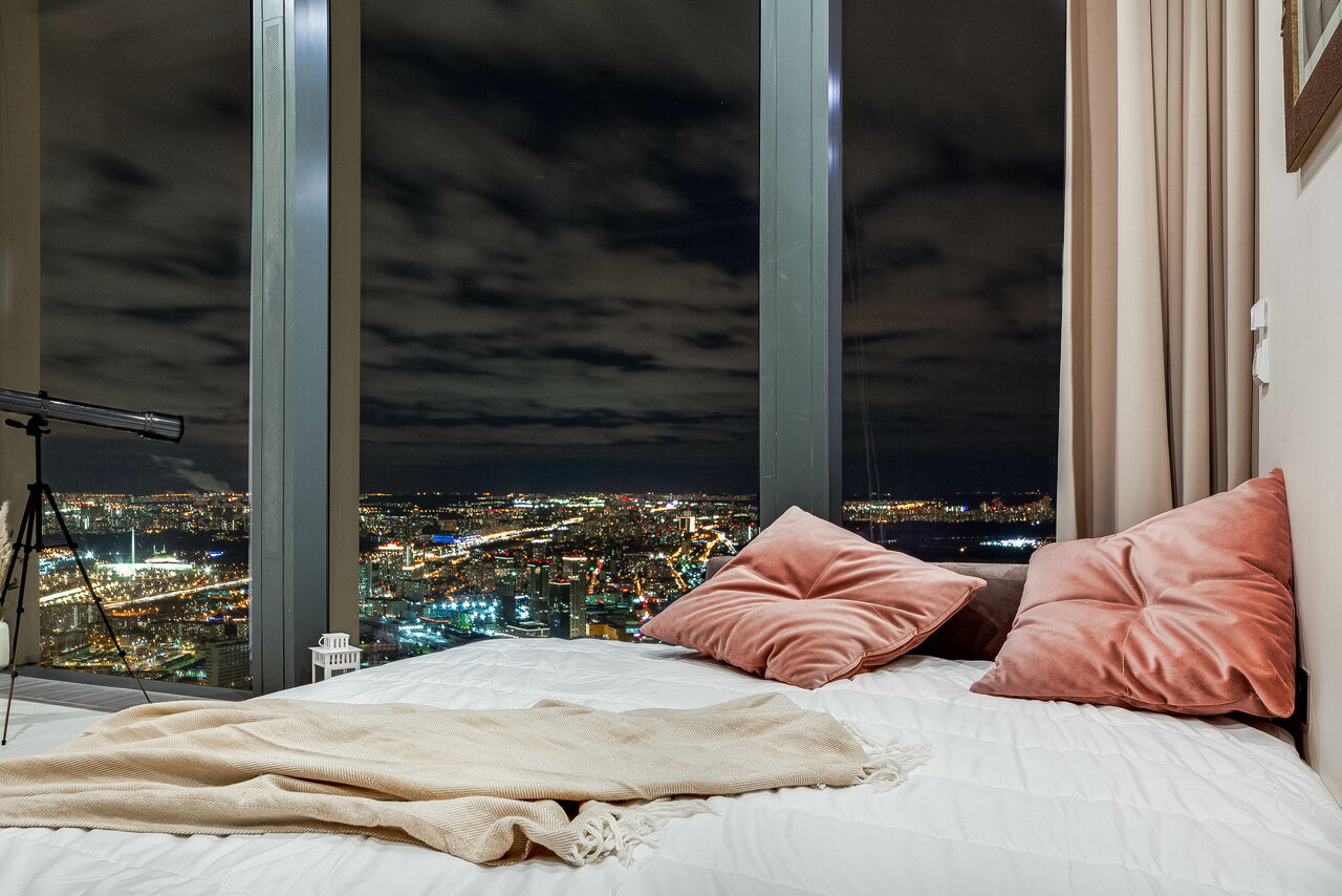 Арендовать 63 этаж Москва Сити Апартаменты с панорамным видом