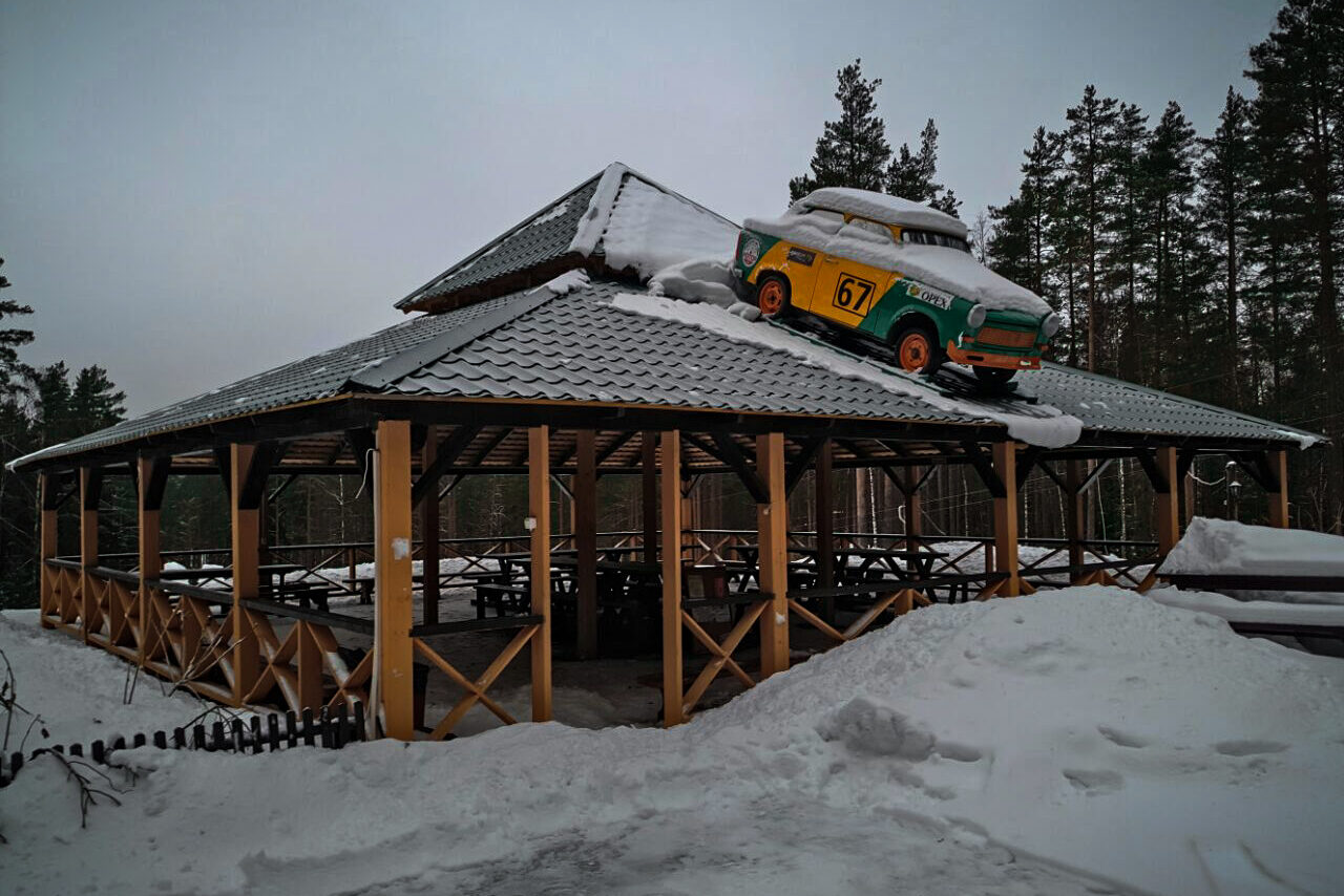 Арендовать Бар МОТОР. Крытая беседка за городом СПб