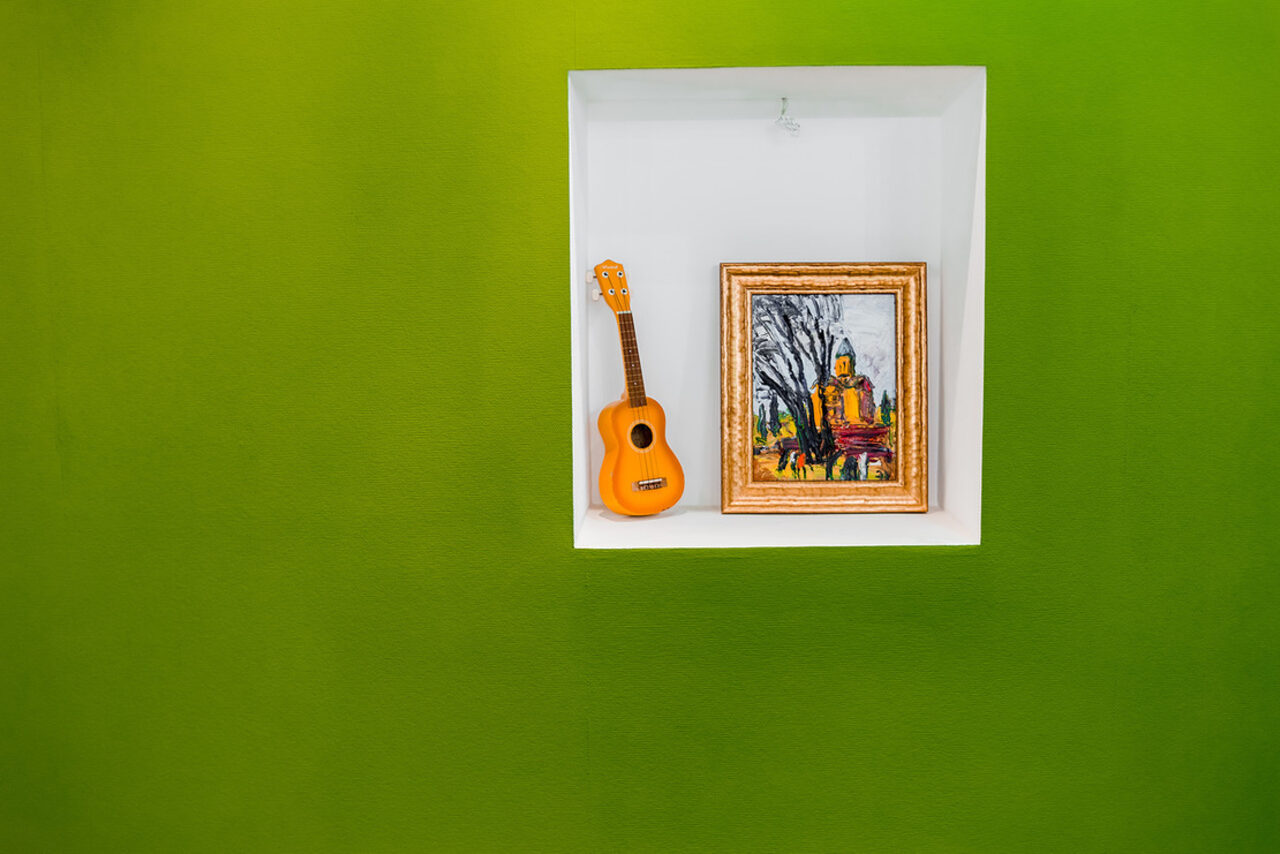 Арендовать Комната в зеленых тонах