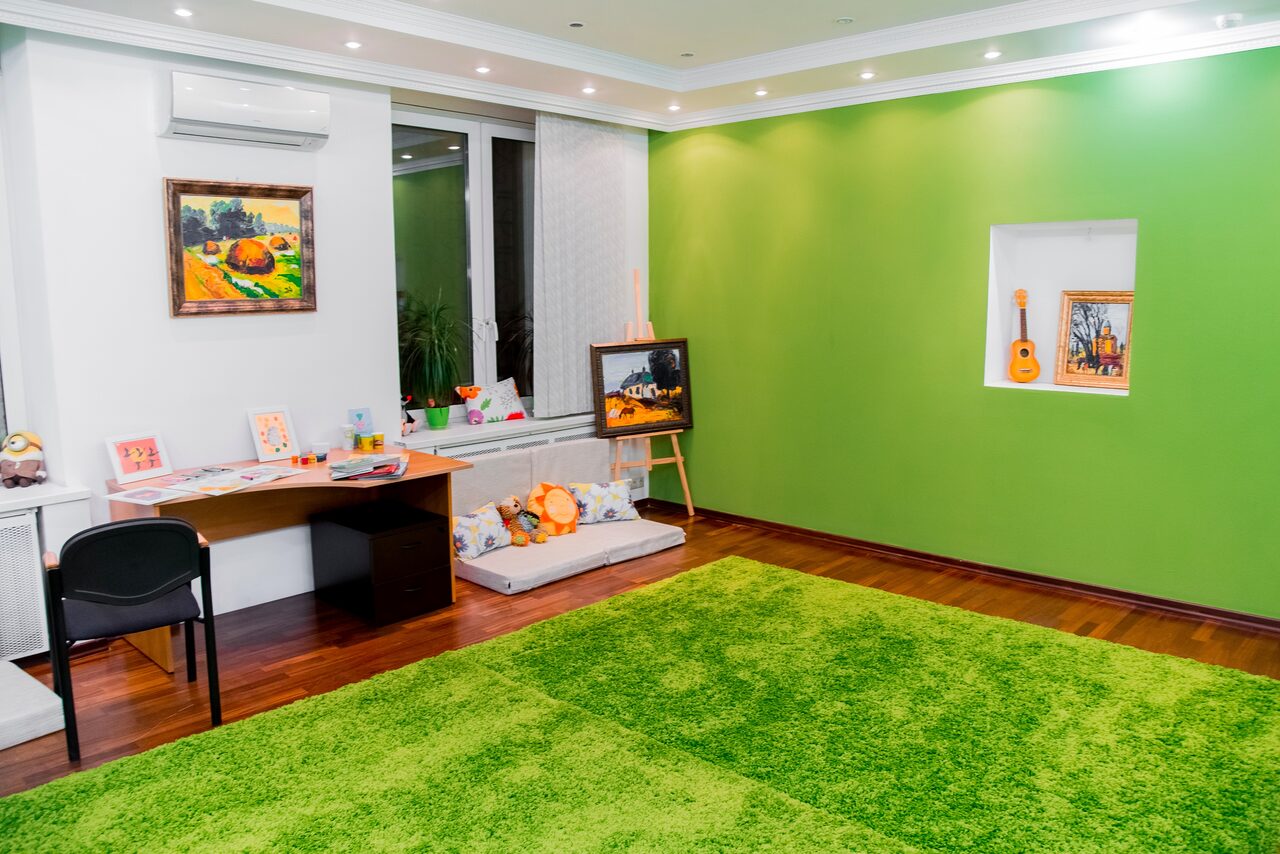 Арендовать Комната в зеленых тонах