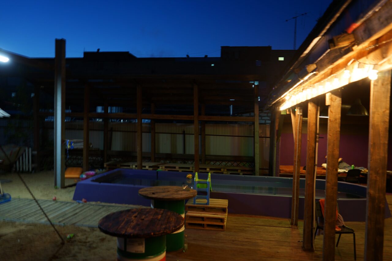 Арендовать  Summer veranda with swimming pool