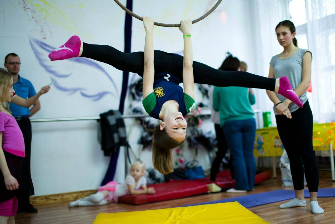 Арендовать Зал с повесами для воздушной гимнастики