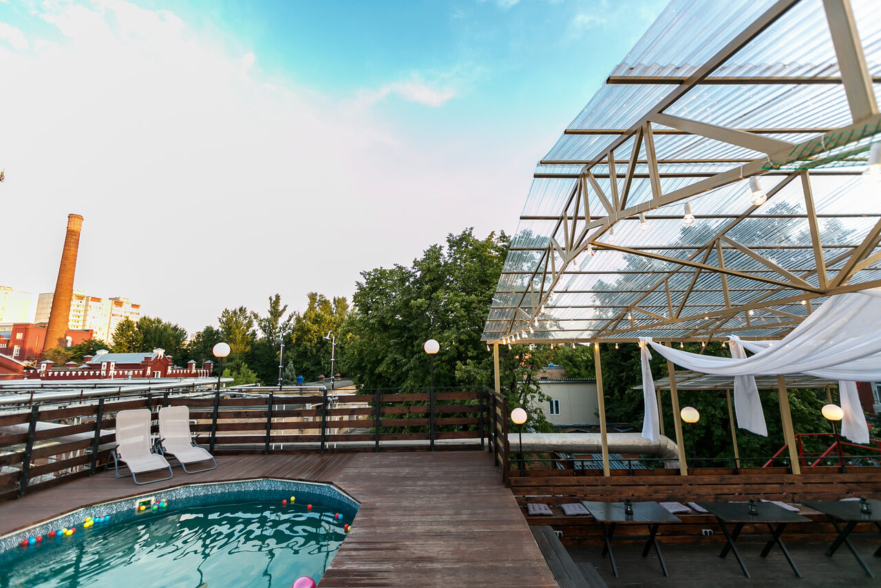 Арендовать Loft LEVEL 19 на заводе Кристалл. Крыша для вечеринок