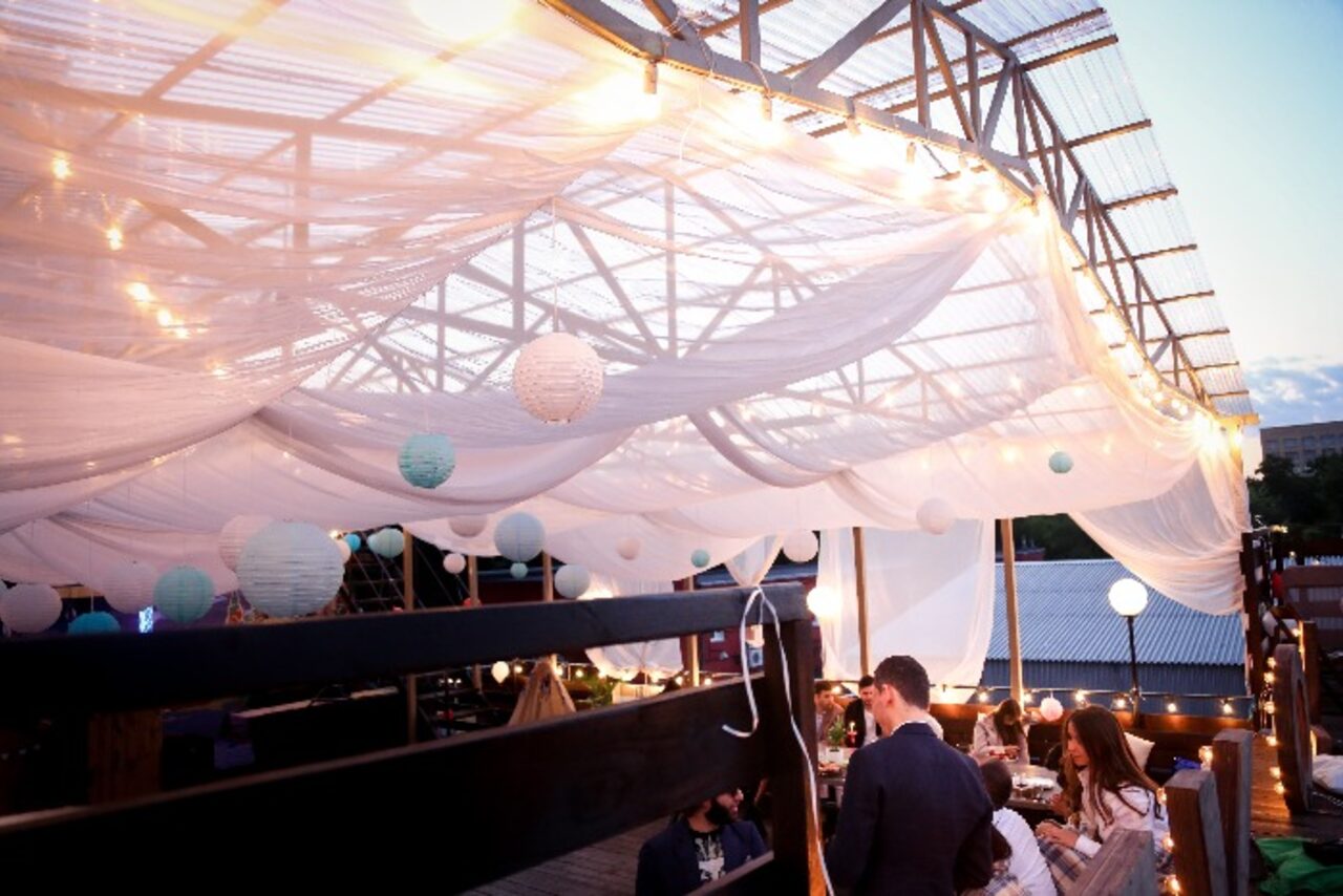 Арендовать Loft LEVEL 19 на заводе Кристалл. Крыша для вечеринок