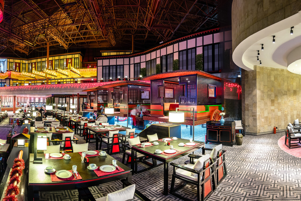 Арендовать Большой ресторан Цинь Гигантский павильон 