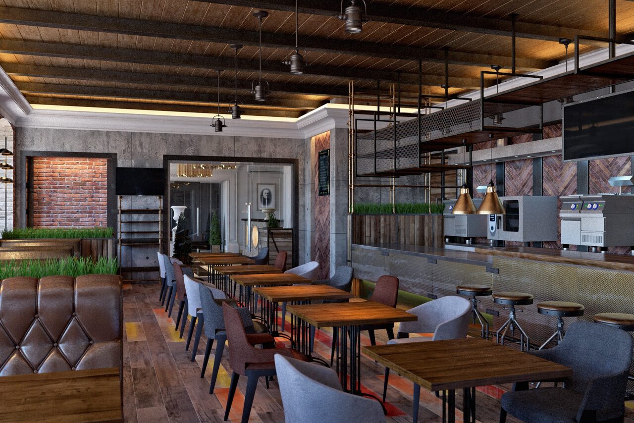 Арендовать Лофт с видом на набережную для вечеринок