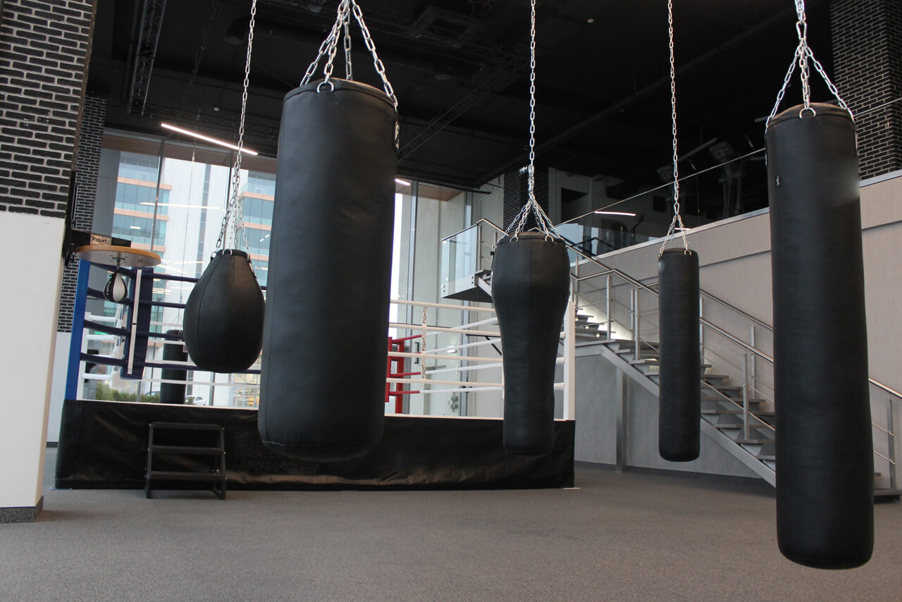 Арендовать Hall with boxing ring and panoramic windows 