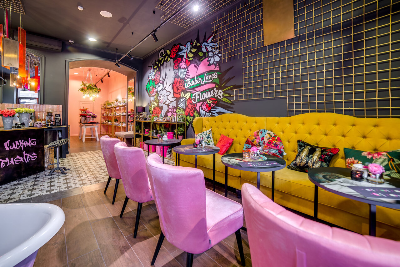 Арендовать Re room Студия дизайна Цветочный бар для вечеринок