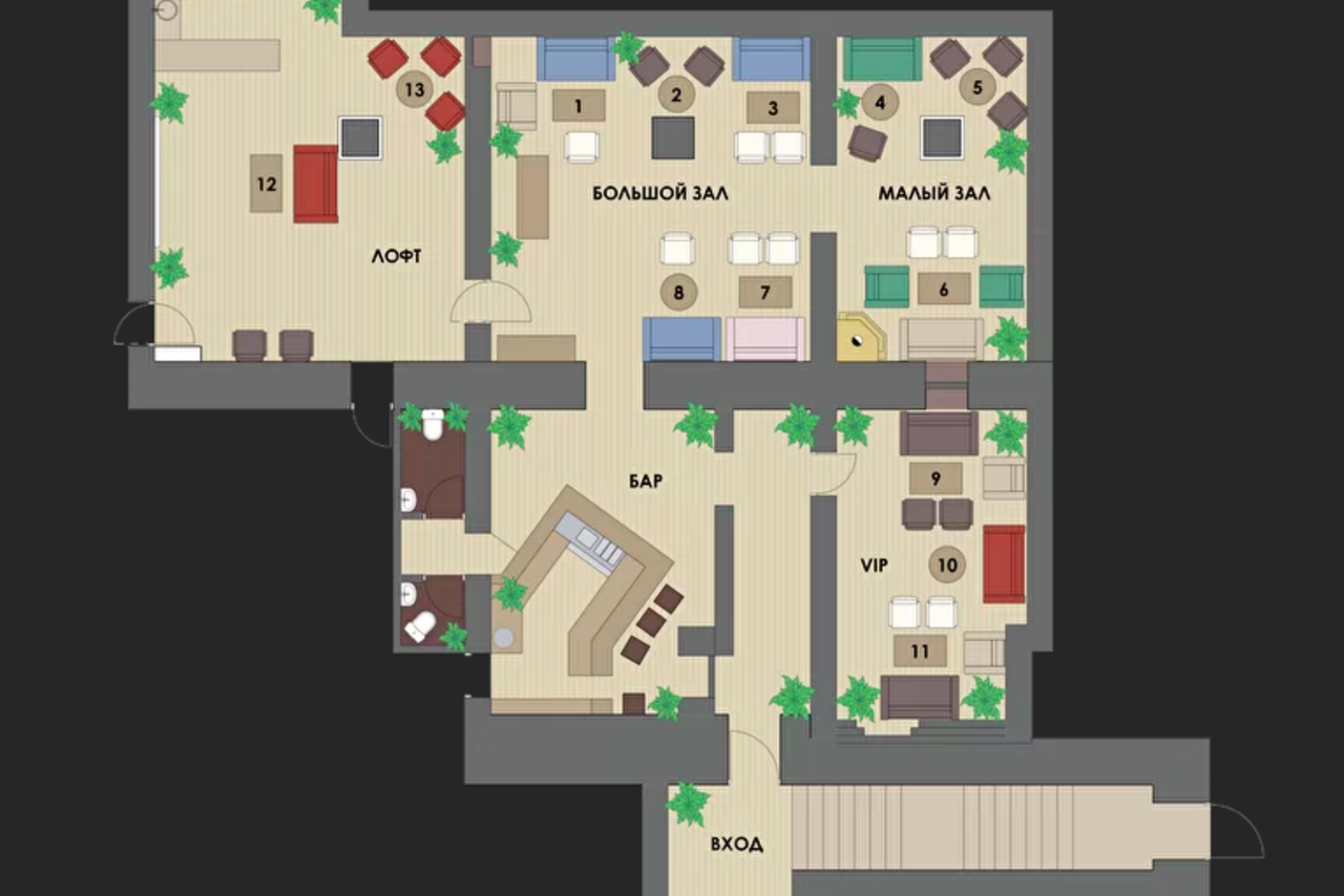 Арендовать Tropical style loft