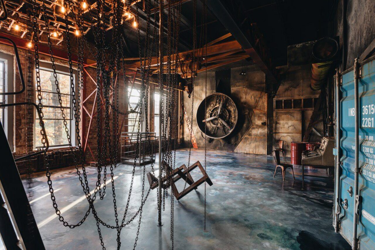 Арендовать Полигон. Фабрика Зал в стиле стимпанк