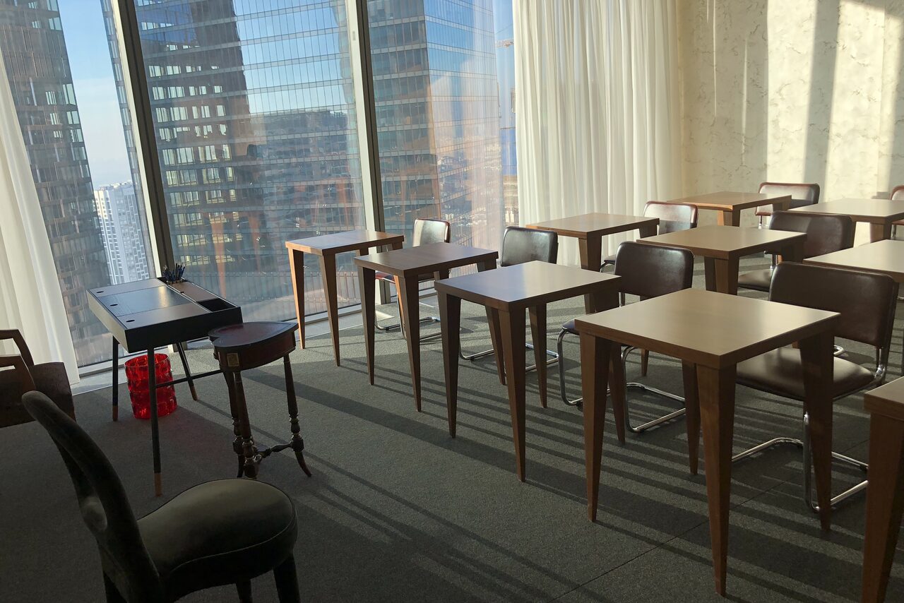 Арендовать Visionerium Конференц-зал с панорамным видом в Москва-Сити