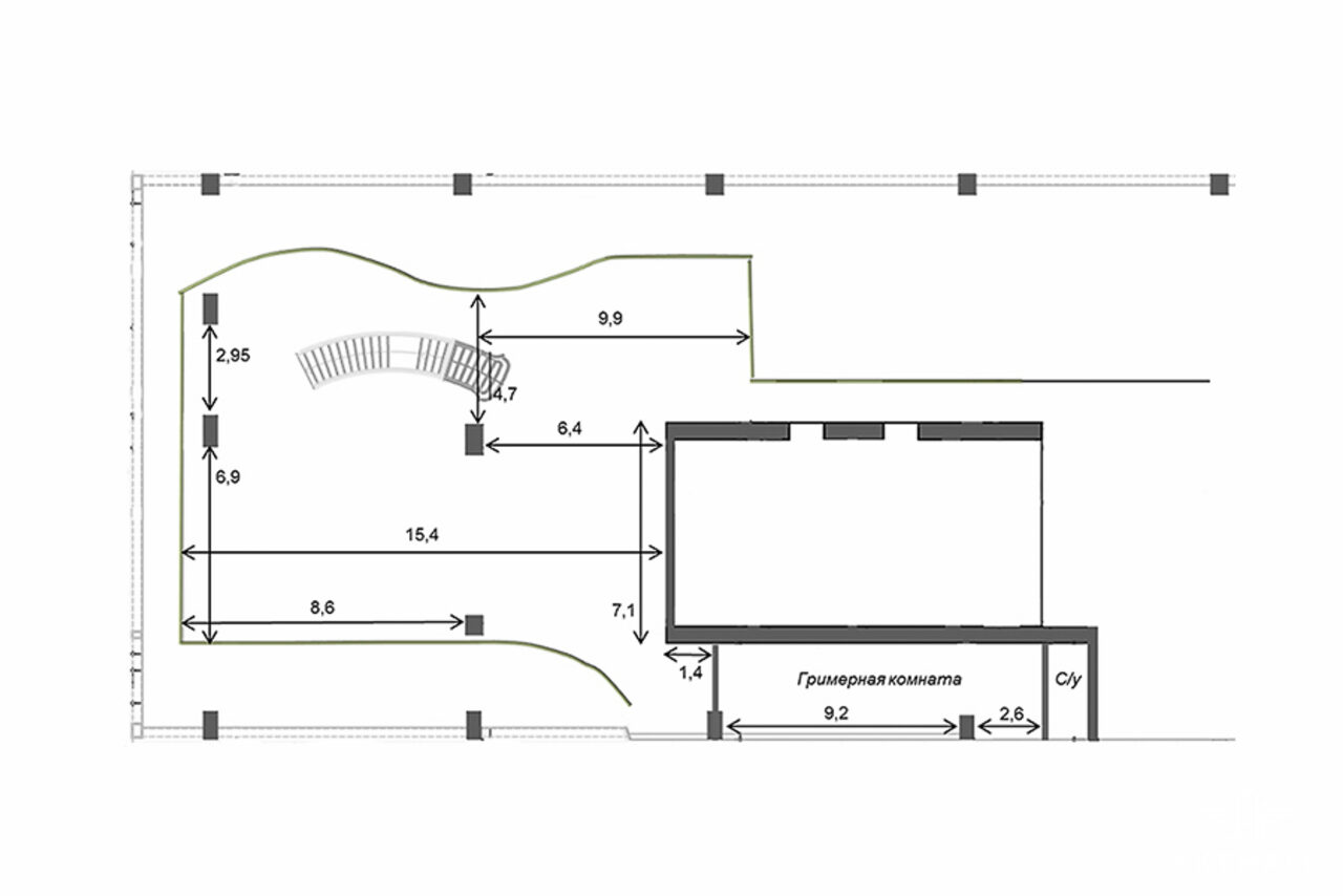 Арендовать Mercury Space. Двухэтажное пространство в стиле loft