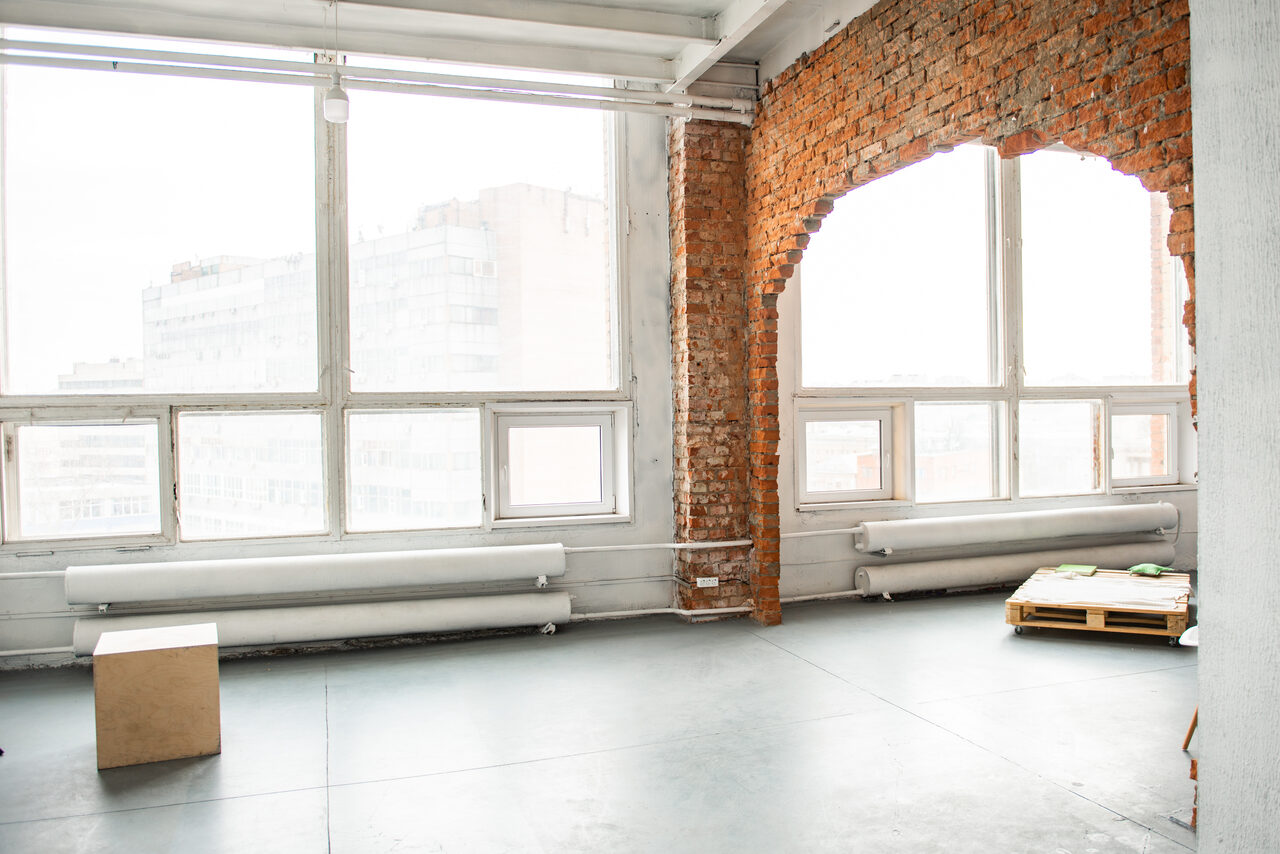 Арендовать Лофт с кирпичной кладкой