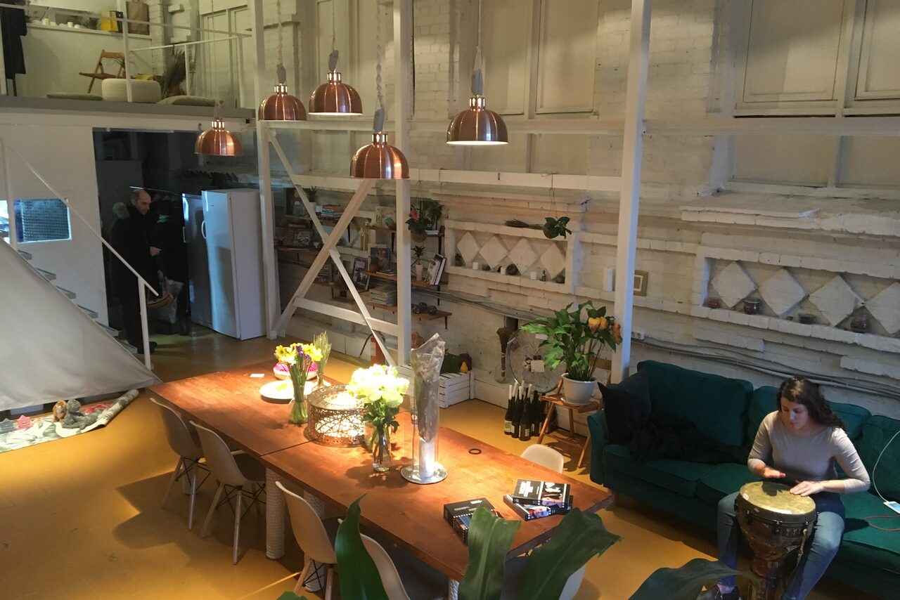 Арендовать Двухъярусное лофт-пространство