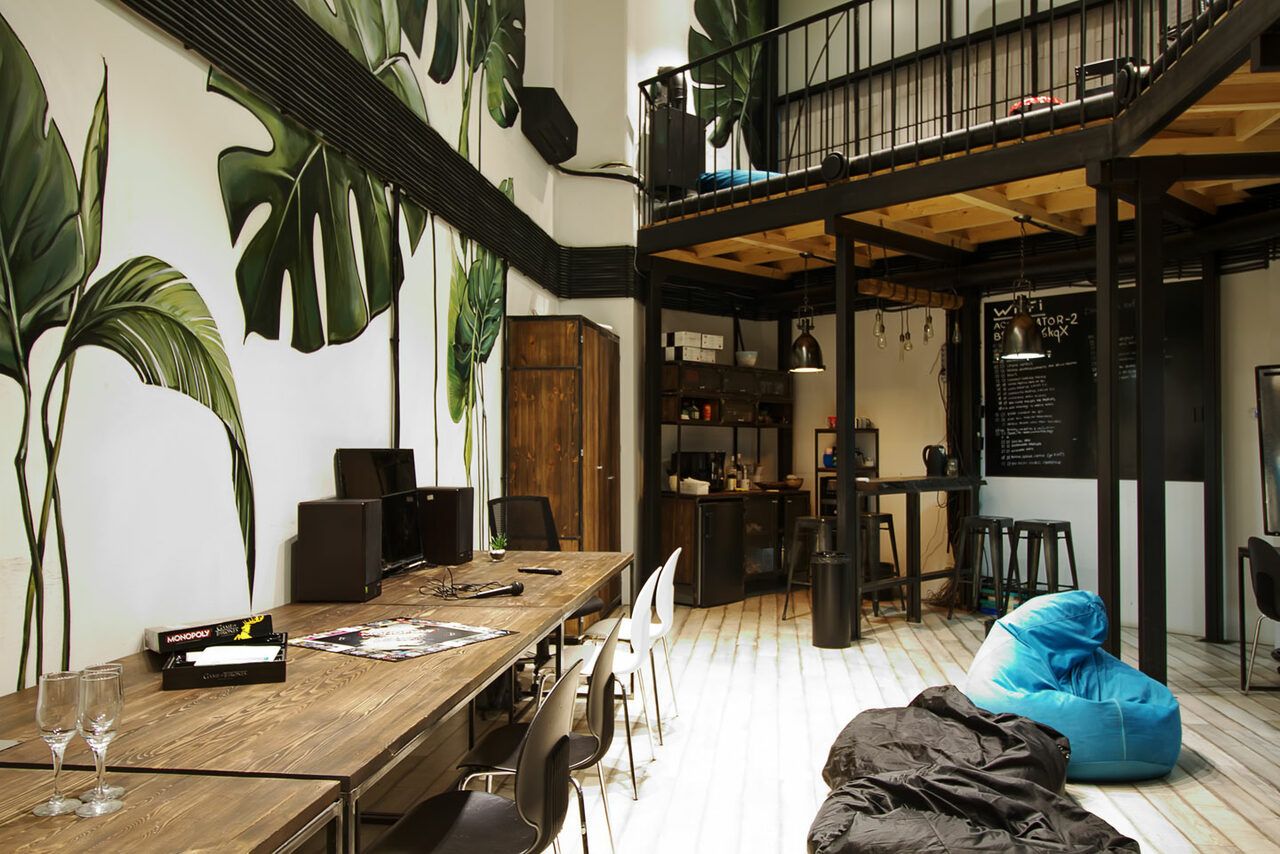 Арендовать Telegraph Hall Двухуровневый лофт в центре города