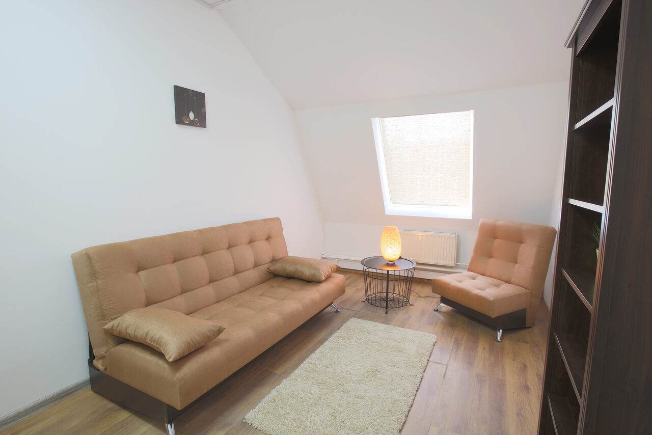 Арендовать Cabinet with brown sofa