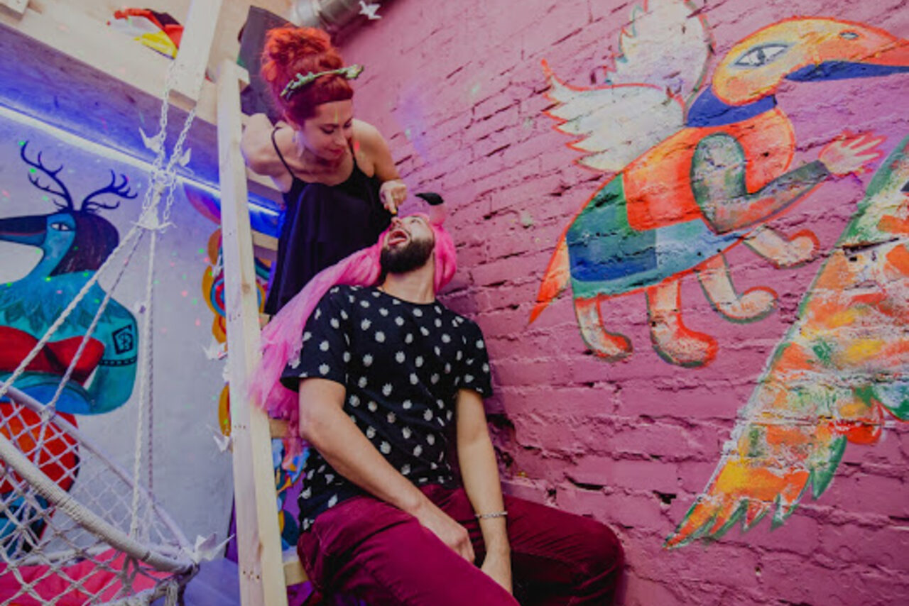 Арендовать Лофт с дизайнерскими стенами