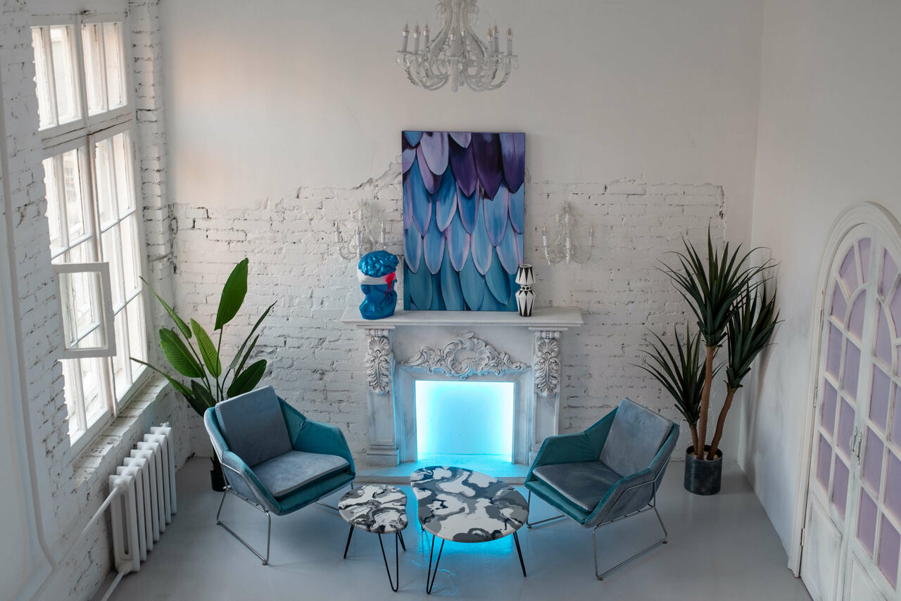 Арендовать Vanguard Зал с камином с подсветкой