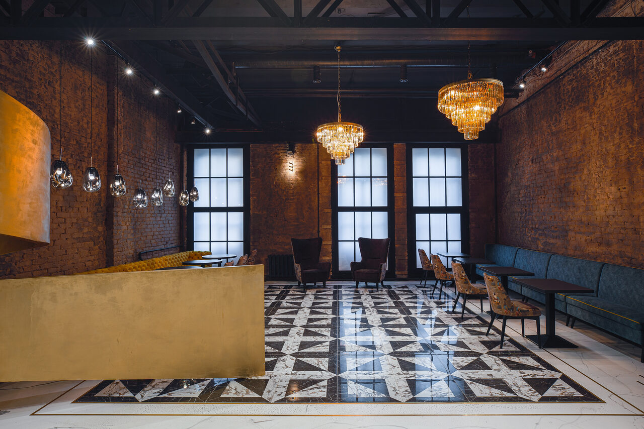 Арендовать Sala banchetti con decorazioni di design 