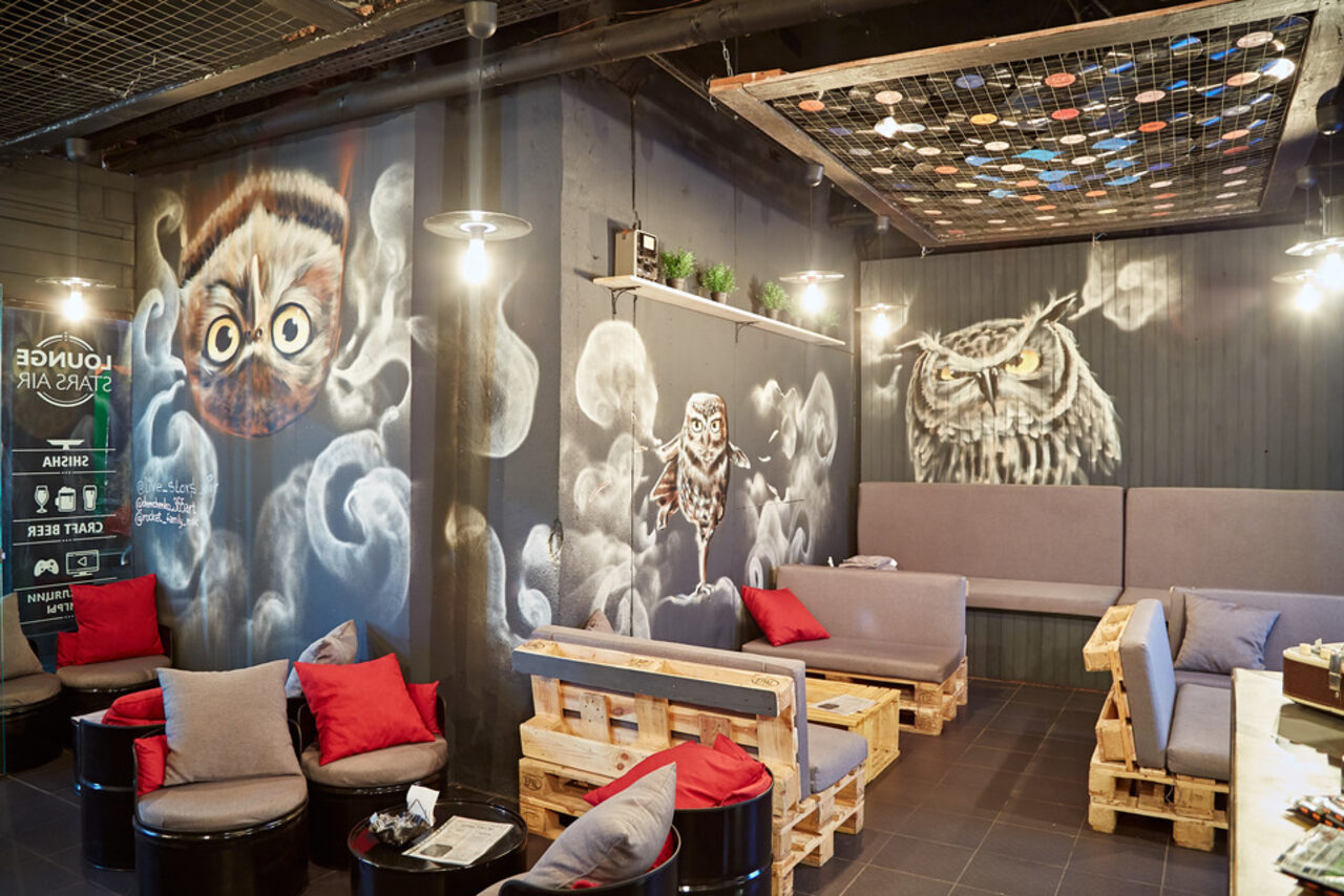 Арендовать Lounge Stars Air Лофт-кальянная с совами