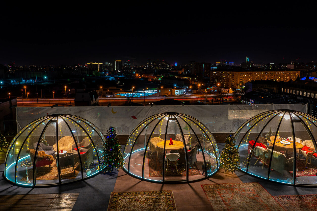 Арендовать Igloobar. Иглу на крыше