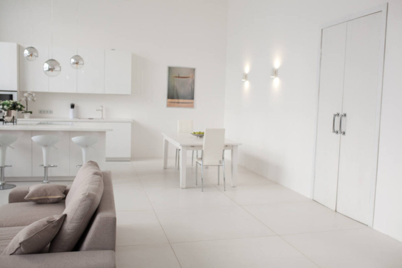 Арендовать Mirseliz Белый лофт в стиле минимализм