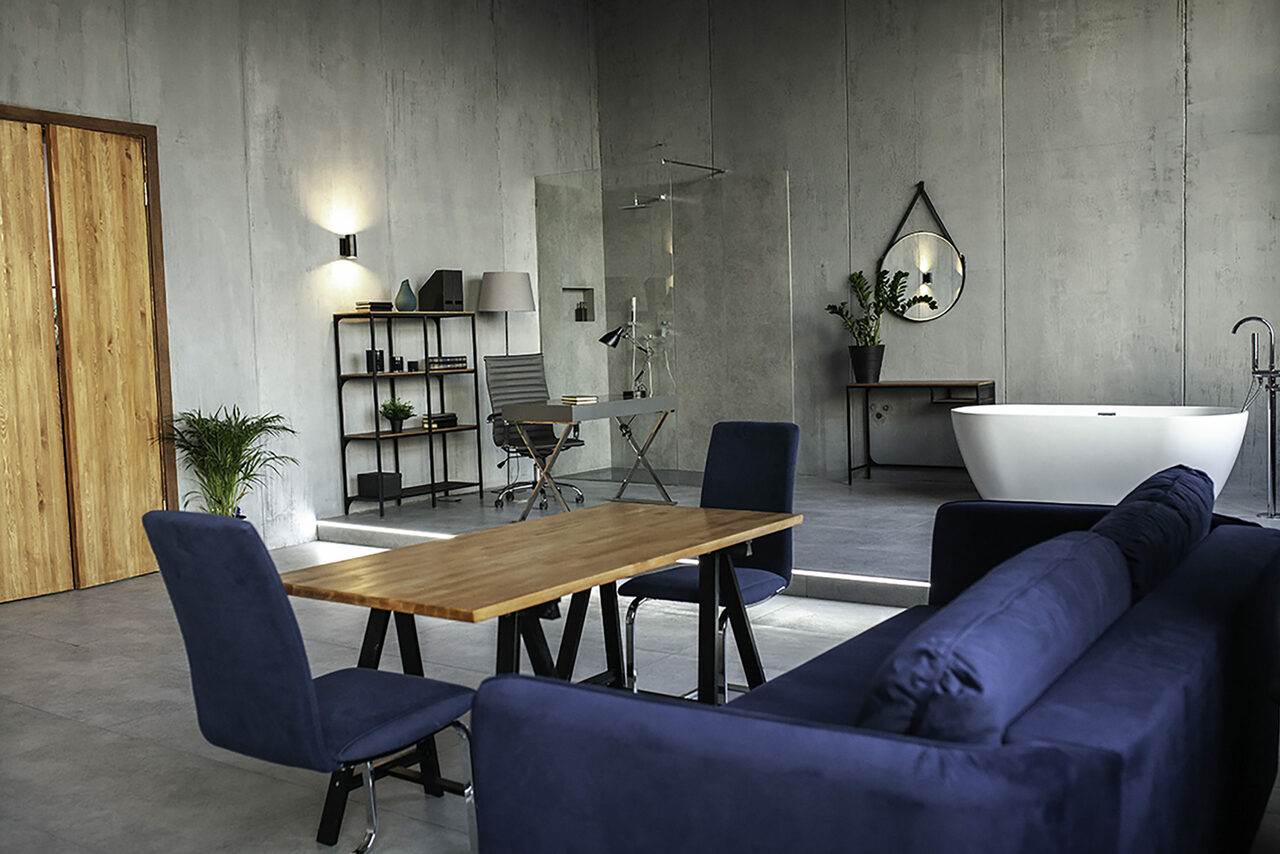 Арендовать Mirseliz Лофт в серых тонах