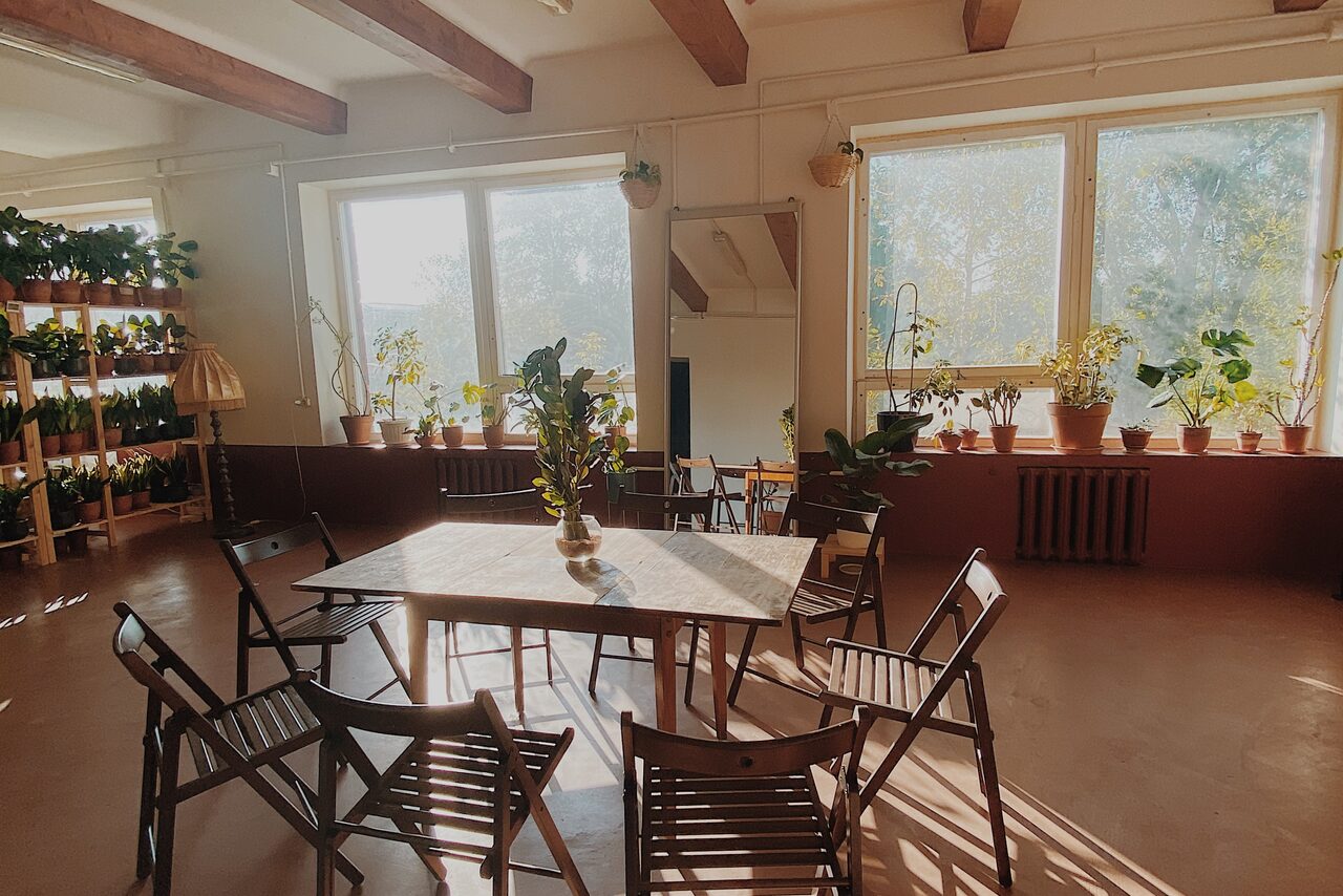 Арендовать Светлый лофт с растениями