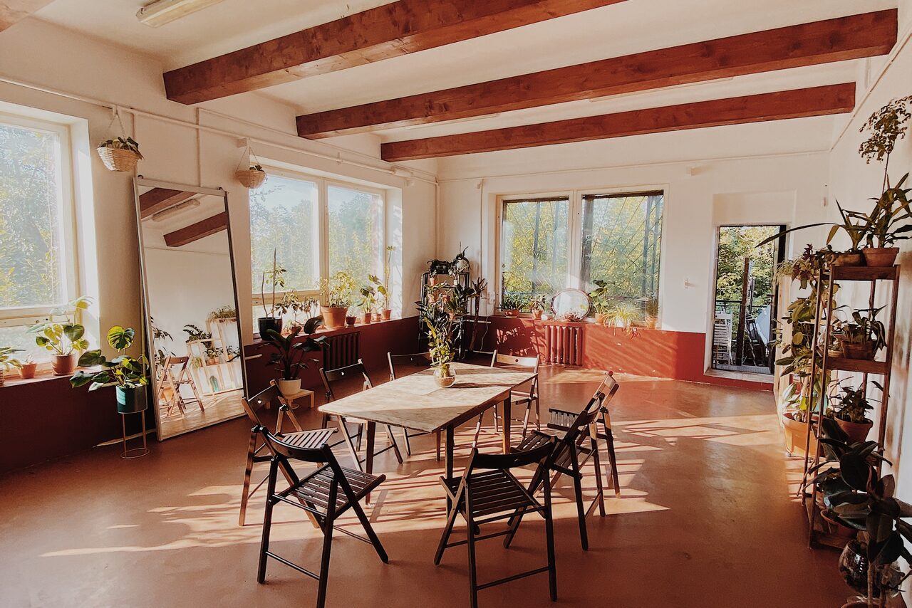 Арендовать Светлый лофт с растениями