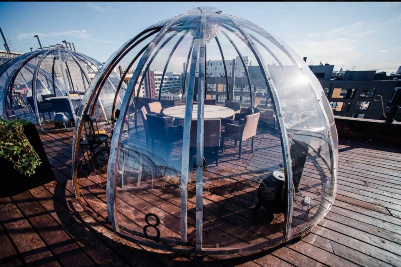 Арендовать IglooBar. Маленький шатер на крыше в центре Москвы №8