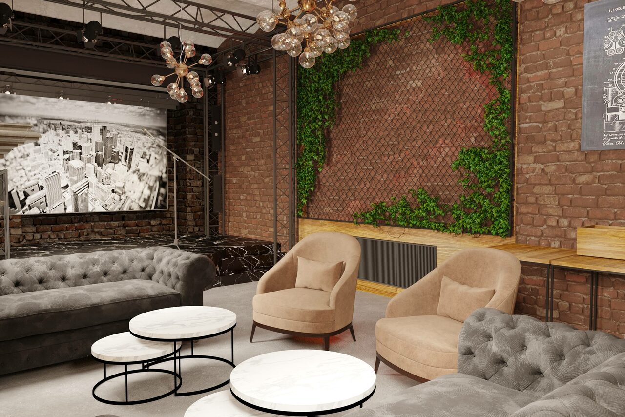 Арендовать Designer loft with theater stage