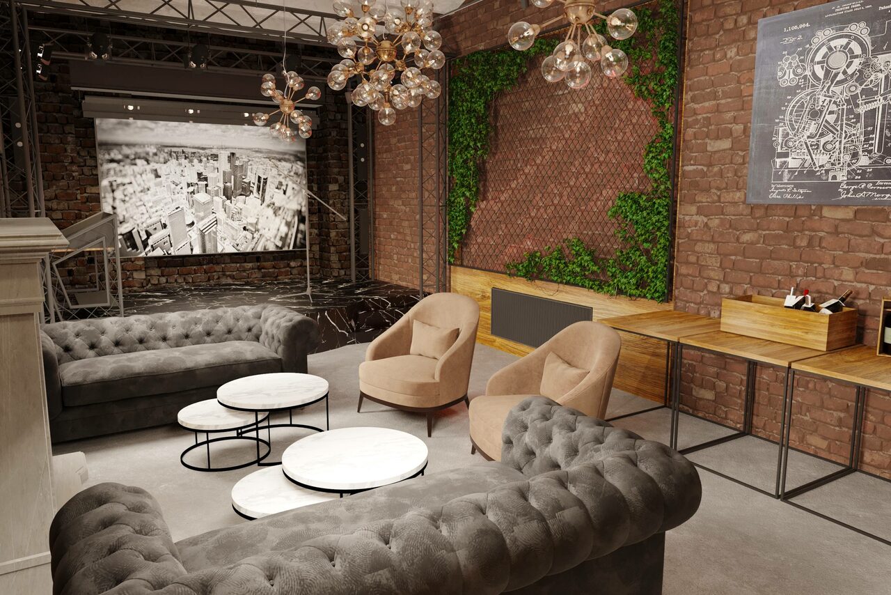 Арендовать Designer loft with theater stage