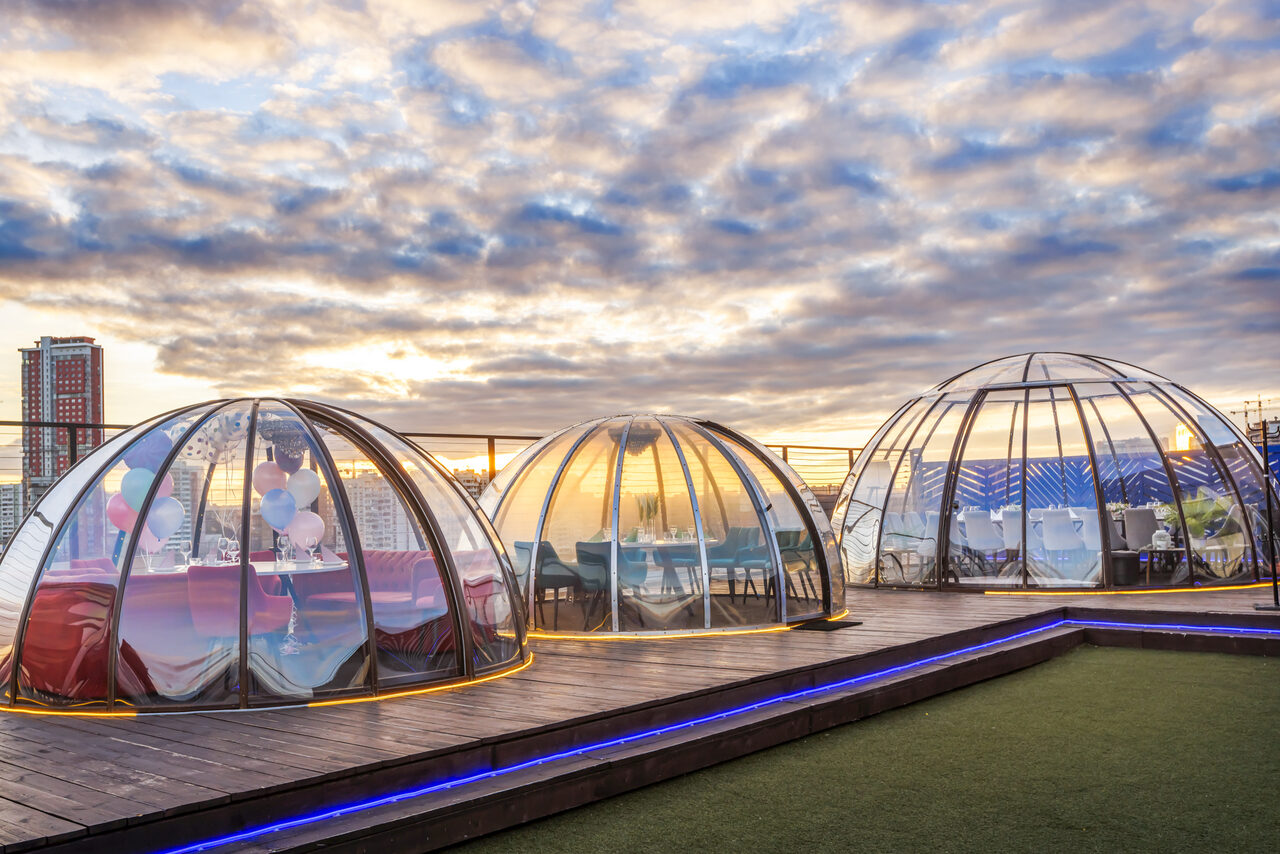 Арендовать Iglooloft. Прозрачный купол