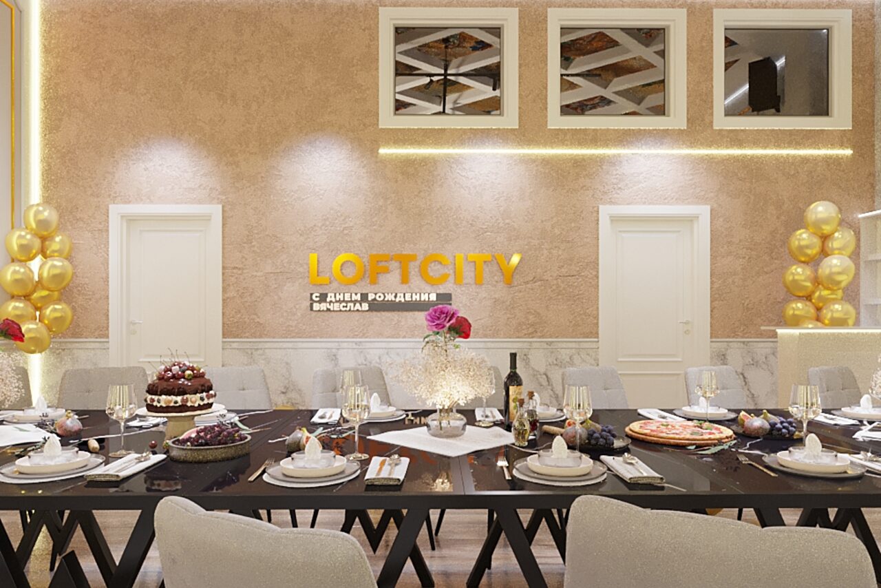 Арендовать Лофт-центр Б69. Зал Необарокко с верандой на крыше