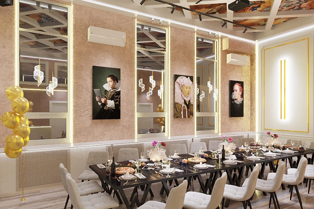 Арендовать Лофт-центр Б69. Зал Необарокко с верандой на крыше