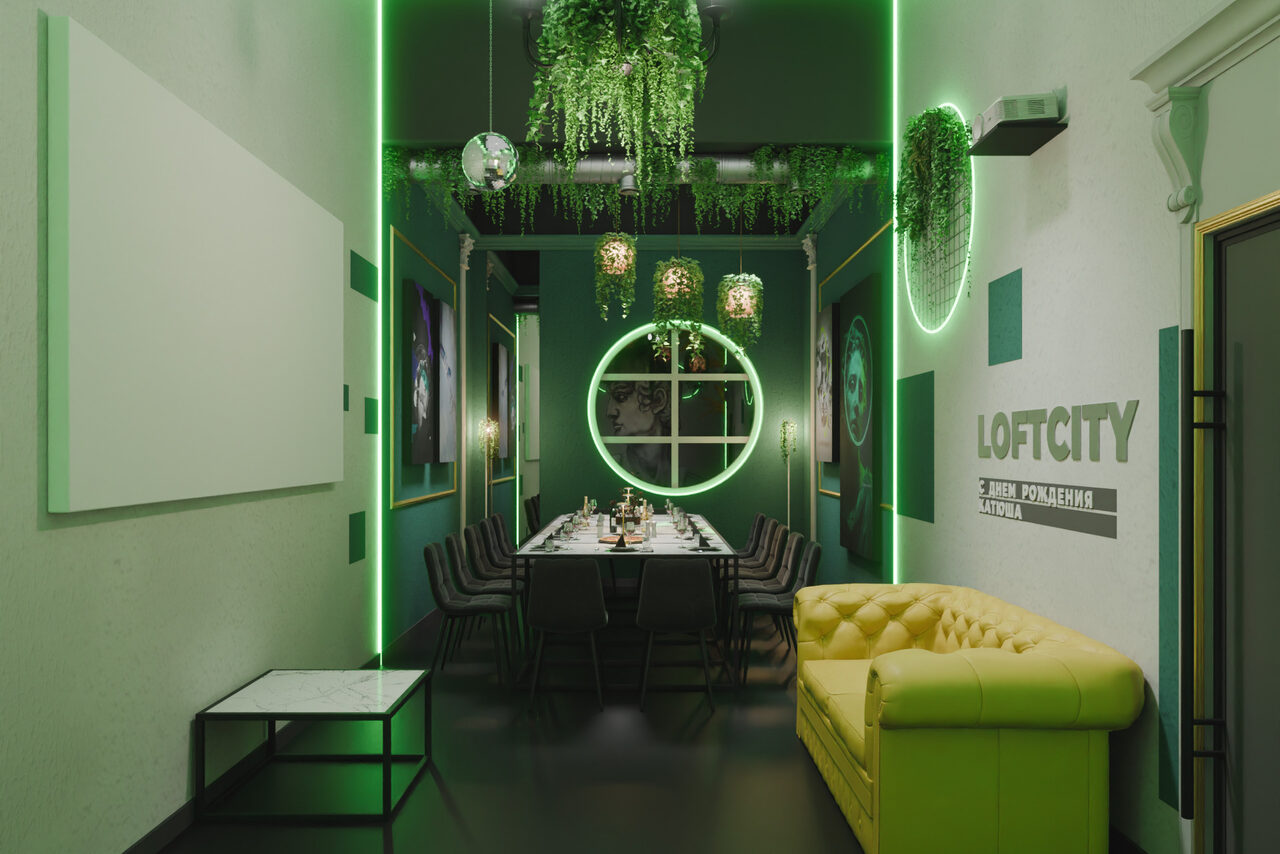 Арендовать Лофт-центр Б69. Зал Давид с верандой на крыше