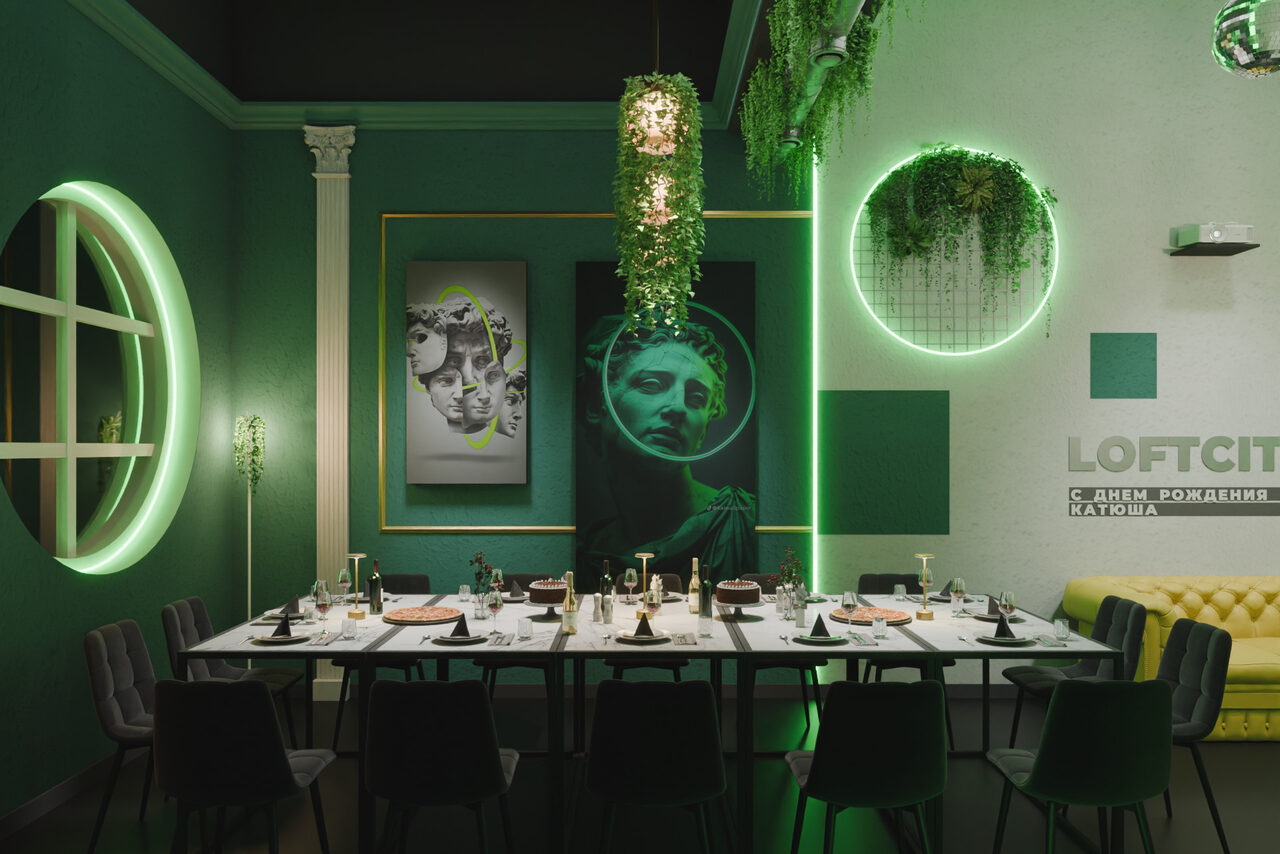 Арендовать Лофт-центр Б69. Зал Давид с верандой на крыше