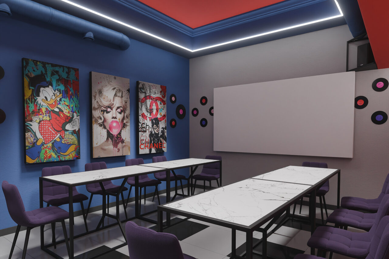 Арендовать Лофт-центр Б69. Зал Pop Art с верандой на крыше