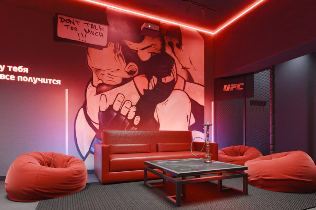 Арендовать Лофт-центр Б69. Зал UFC с верандой на крыше