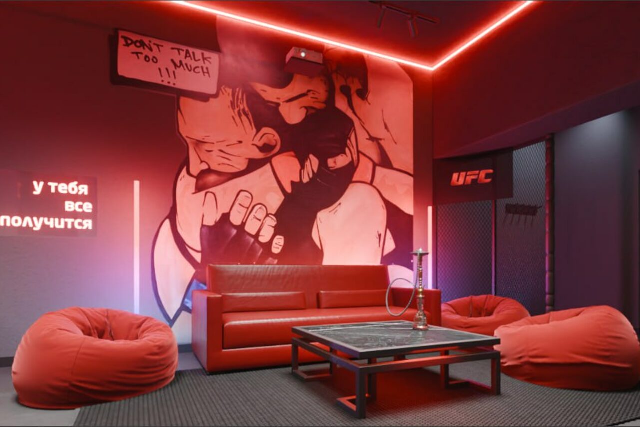 Арендовать Лофт-центр Б69. Зал UFC с верандой на крыше