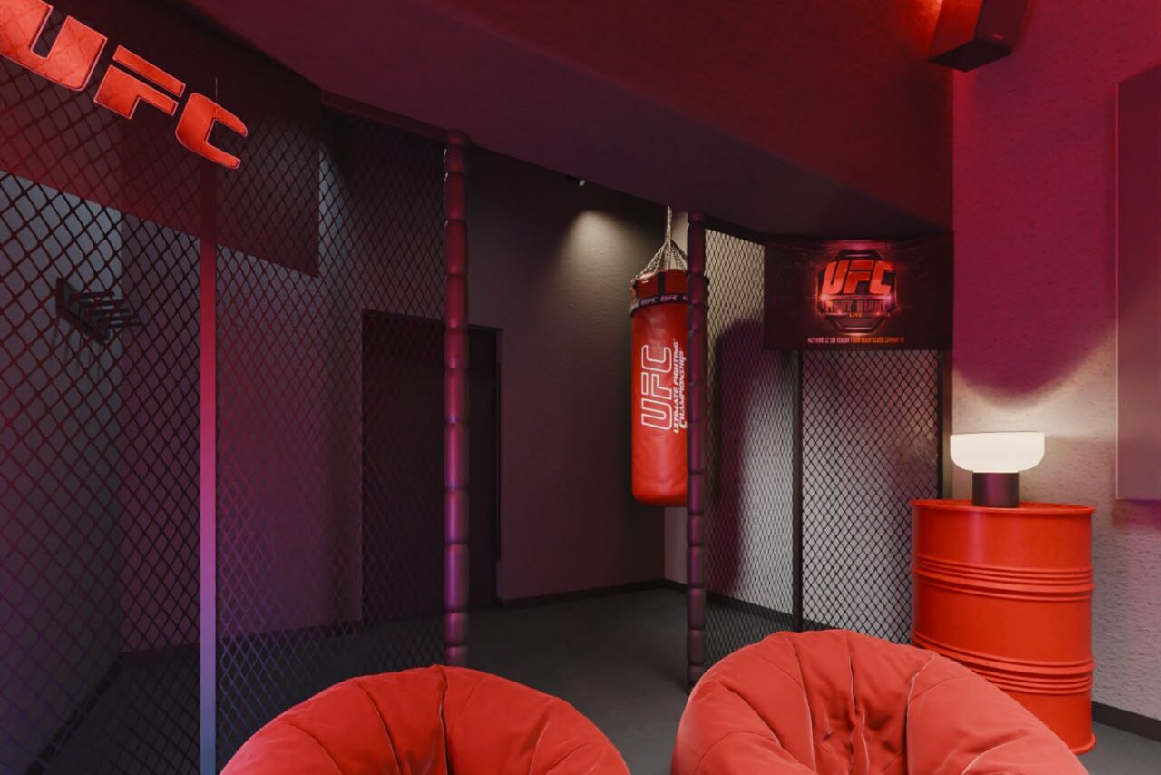 Арендовать Лофт-центр Б69. Зал UFC с верандой на крыше