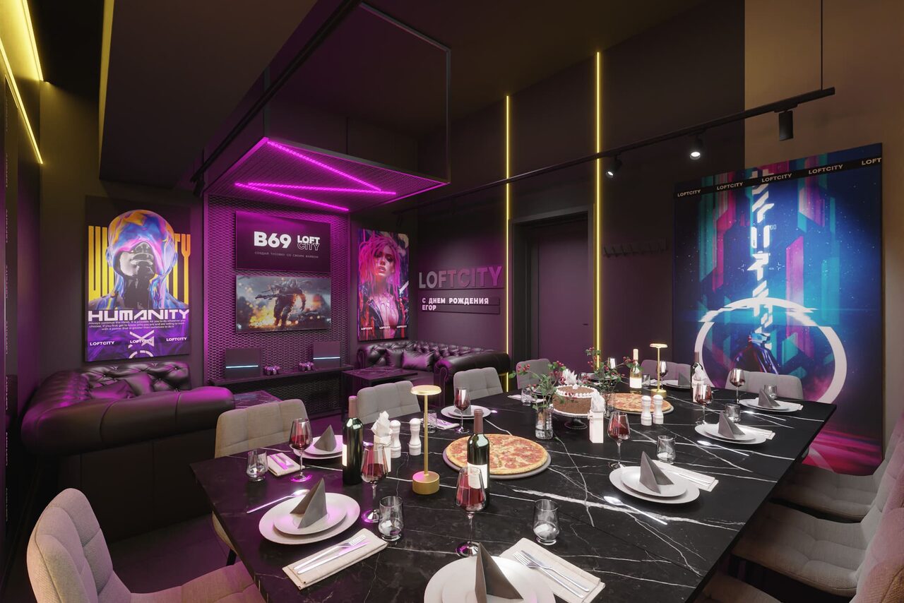 Арендовать Лофт-центр Б69. Зал Призма с верандой на крыше