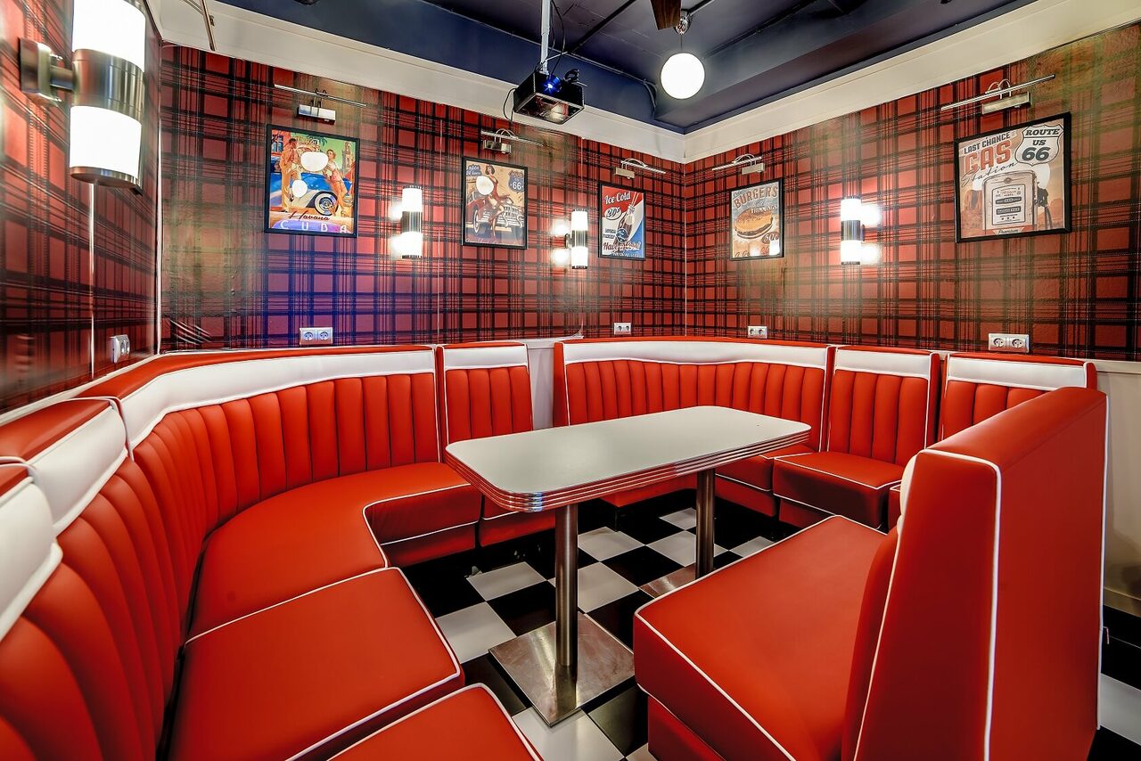 Арендовать Лофт-зал в стиле ретро кафе