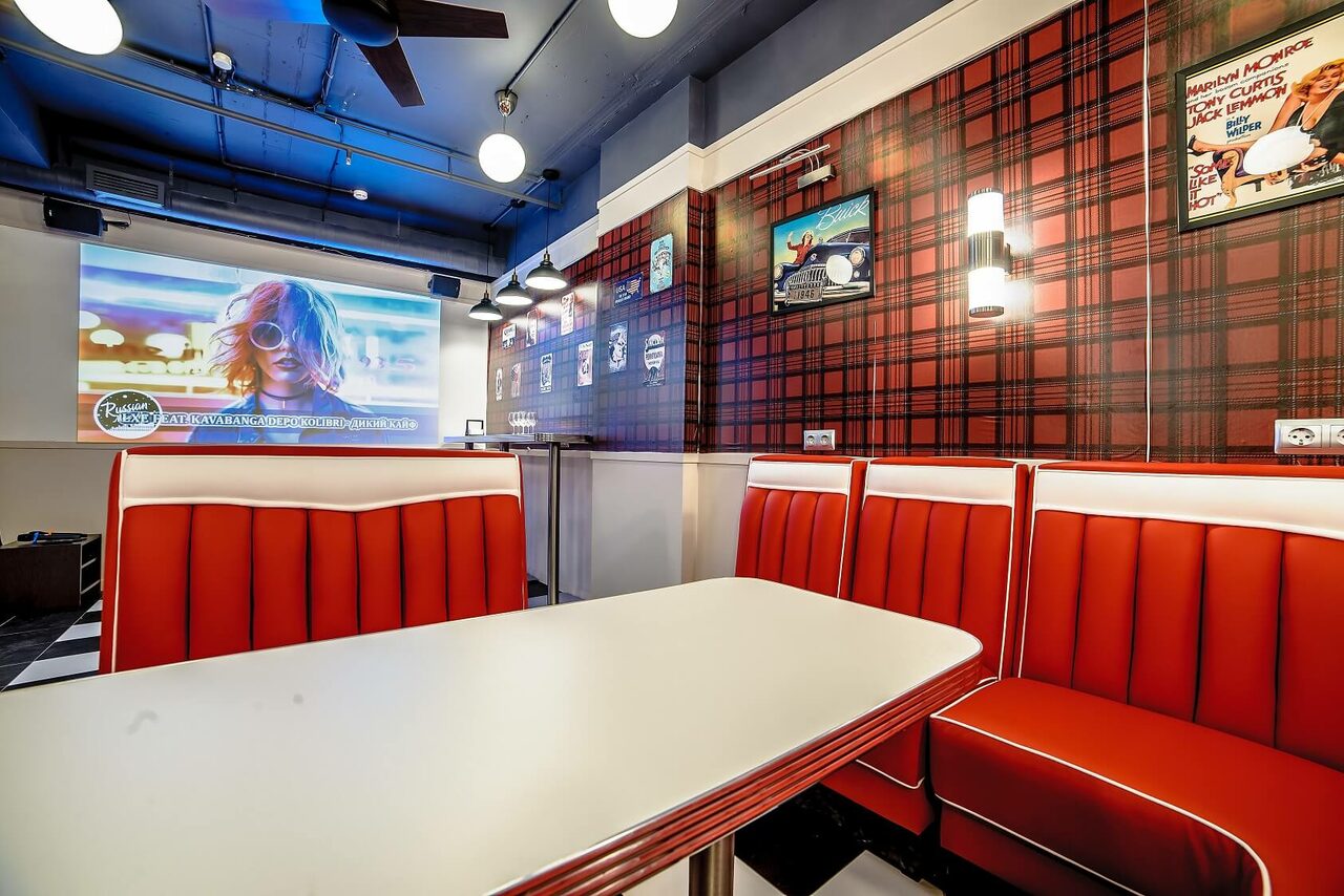 Арендовать Лофт-зал в стиле ретро кафе