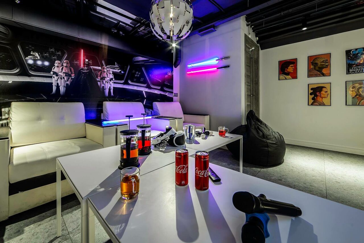 Арендовать Лофт-зал стилизованный под звезду